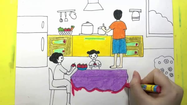 Einfache Familienzeichnung Das schönste Zeichenvideo